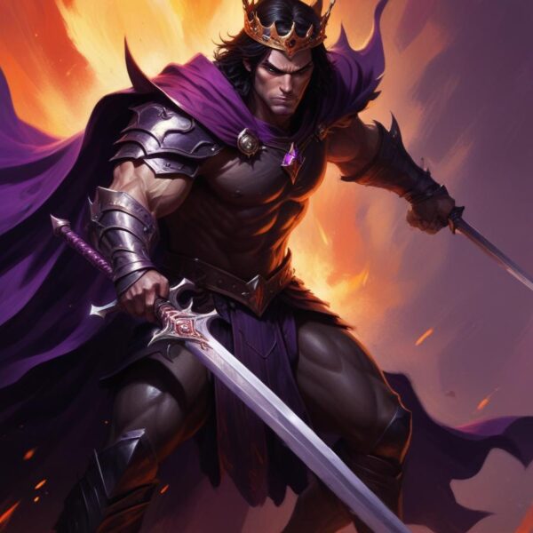 freepik digital painting a darkhaired muscular male warrio 3083