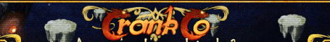 Decorative title with dragons, dark fantasy theme.